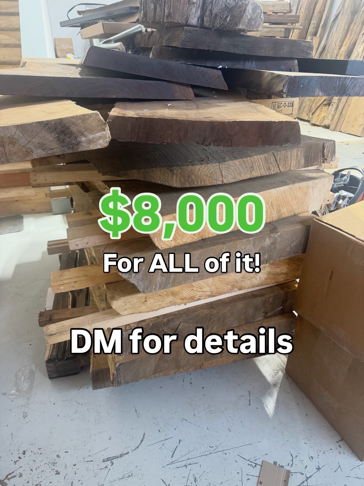 Mixed Reclaimed Wood Species Bundle